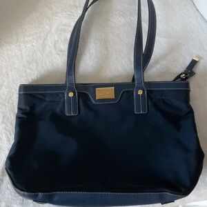 Calvin Klein Blue  Bag with Gold Hardware
